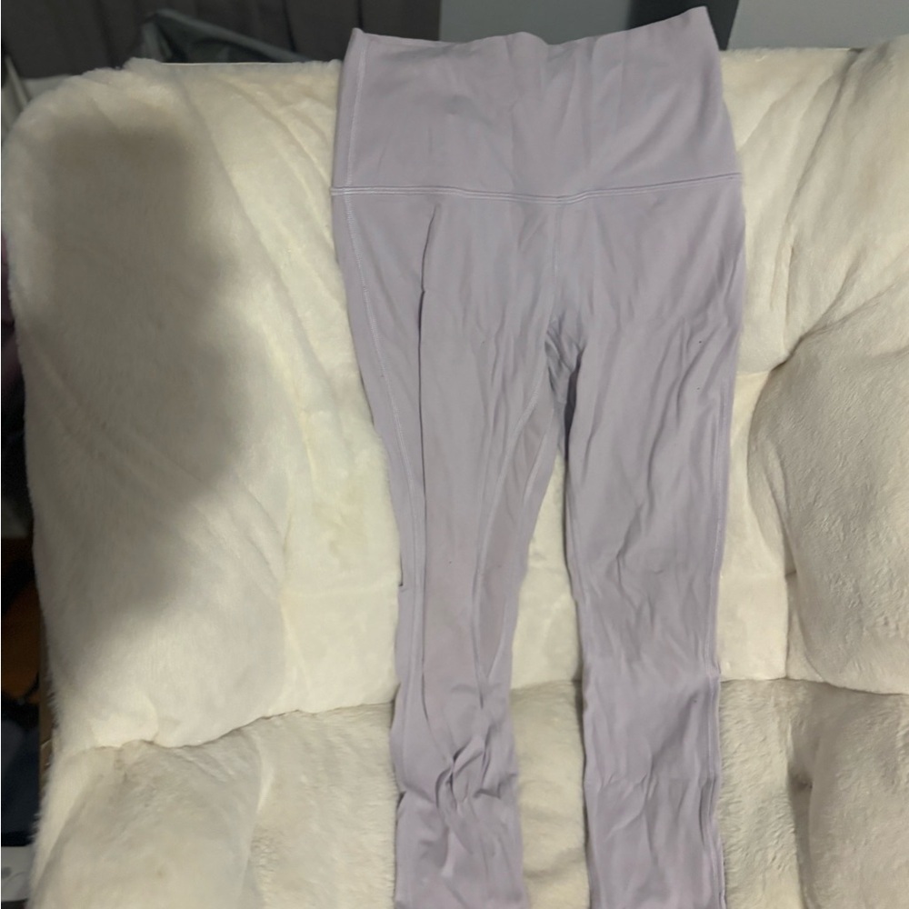 Lululemon Athletica Lavender Leggings 7/8 inch - Picture 2 of 6